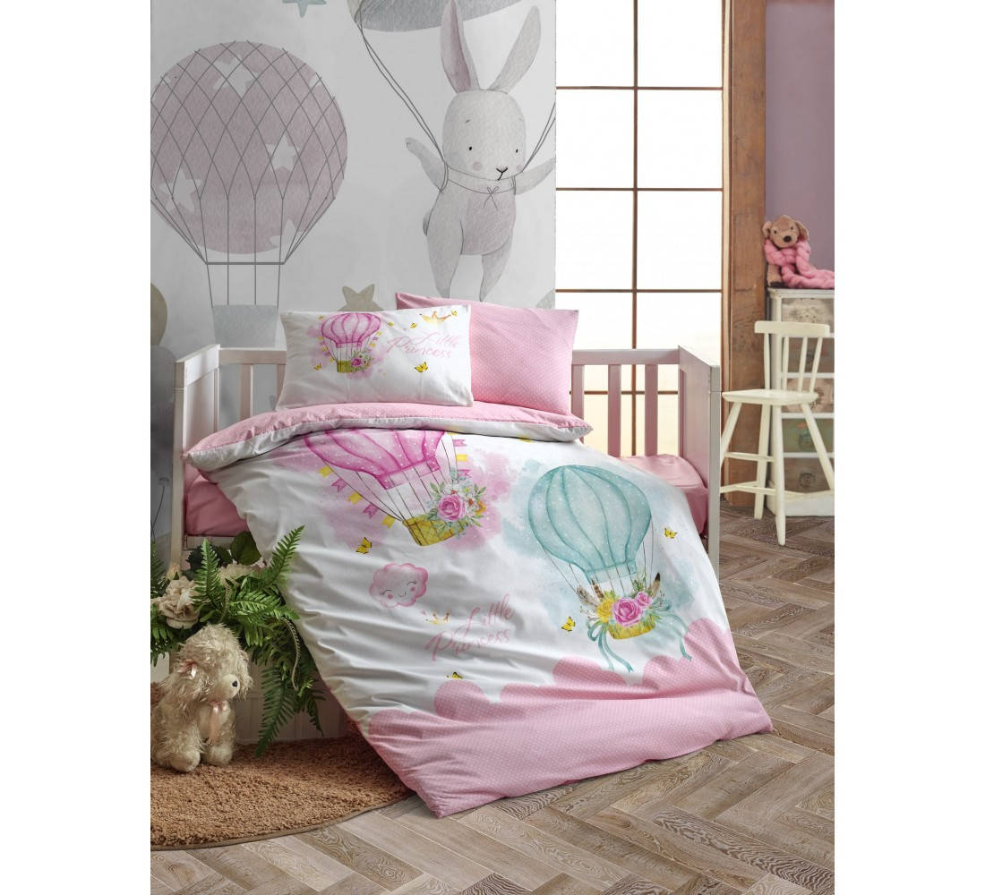 Комплект постельного белья в кровать для новорожденных Cotton Box Little Princess pembe/pink, Розовый
Комплект постельного белья в кровать для новорожденных Cotton Box Little Princess pembe/pink, Розовый
