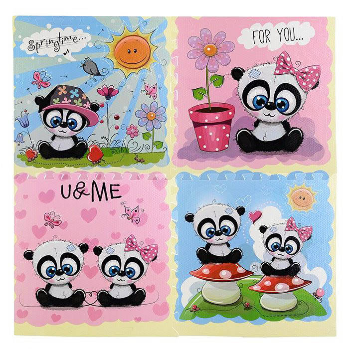 *Коврик-пазл "Панды" (60-60 см) арт. 36569
*Коврик-пазл "Панды" (60-60 см) арт. 36569