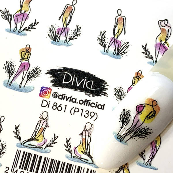 Divia Наклейки "Рельеф" Di861 №P139 
Divia Наклейки "Рельеф" Di861 №P139