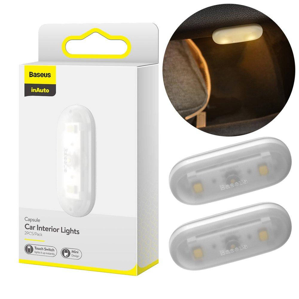 Светодиодная лампа в салон автомобиля Baseus Capsule Car Interior Lights (2шт/уп) White (DGXW-02)
Светодиодная лампа в салон автомобиля Baseus Capsule Car Interior Lights (2шт/уп) White (DGXW-02)
