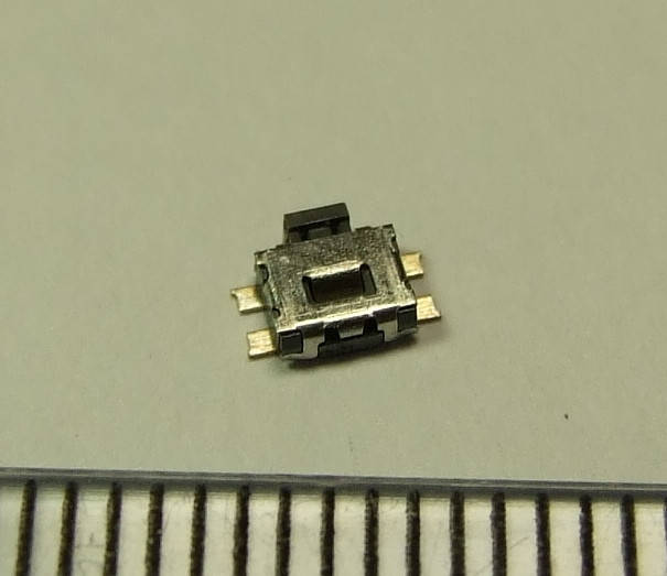 B018 3,5х3х1,3 мм SMD Tact Switch Тактовая кнопка для планшета, телефона, смартфона, брелка сигнализации, MP3
B018 3,5х3х1,3 мм SMD Tact Switch Тактовая кнопка для планшета, телефона, смартфона, брелка сигнализации, MP3