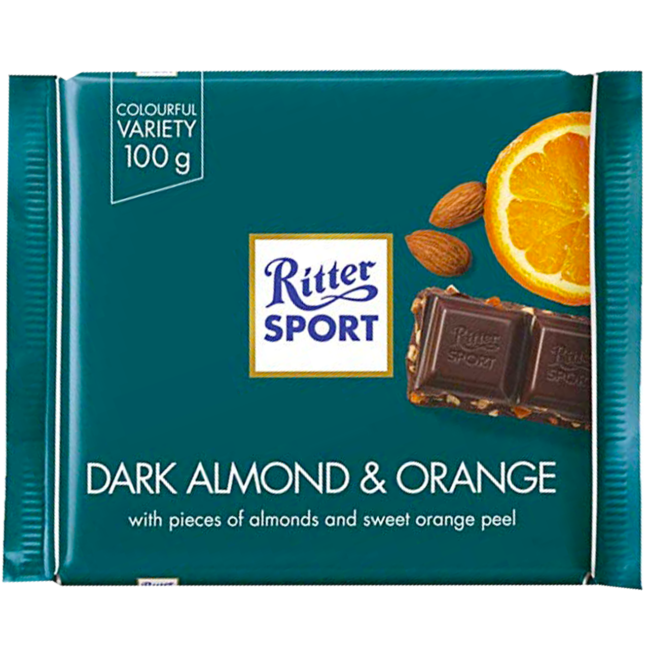 Шоколад Ritter Sport DARK ALMOND & ORANGE (миндальный орех с апельсином ) 100г (1уп/12шт)
Шоколад Ritter Sport DARK ALMOND & ORANGE (миндальный орех с апельсином ) 100г (1уп/12шт)