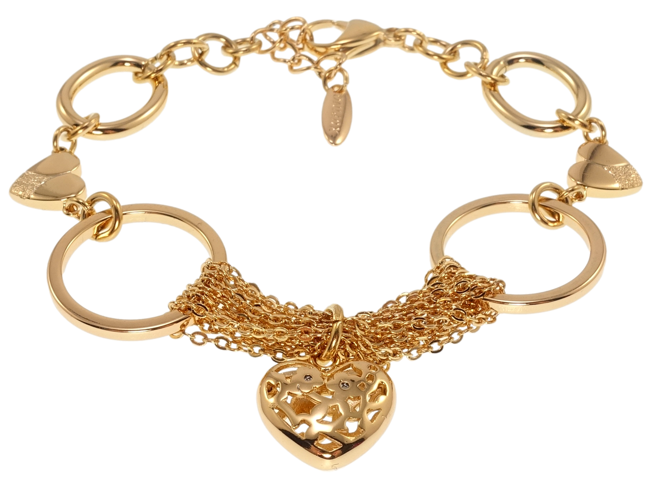 Браслет Xuping Позолота 18K "Колечки с сердечками" размер с доп.цепочкой 18,5-22см х 7-20мм
Браслет Xuping Позолота 18K "Колечки с сердечками" размер с доп.цепочкой 18,5-22см х 7-20мм