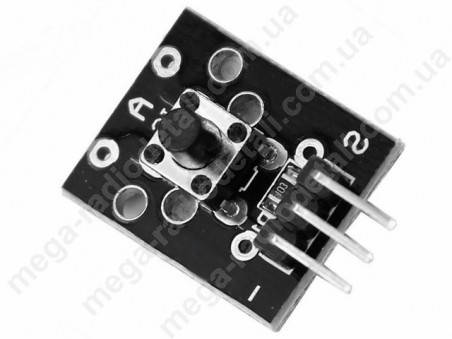 Модуль кнопка KY-004
Модуль кнопка KY-004