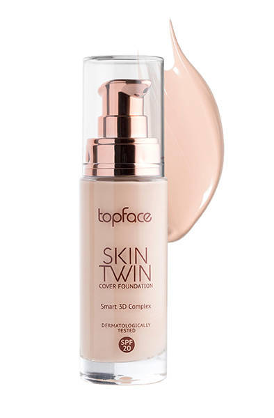 TopFace Тональна основа Skin Twin PT464 №01
TopFace Тональна основа Skin Twin PT464 №01