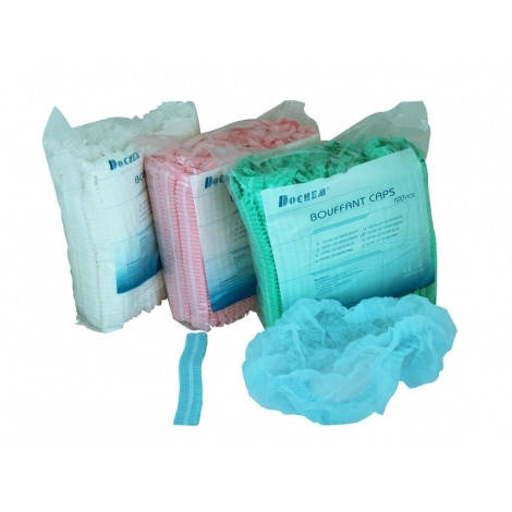 Шапочки хирургические (Шарлотка) (100 шт.), Белый 
Шапочки хирургические (Шарлотка) (100 шт.), Белый