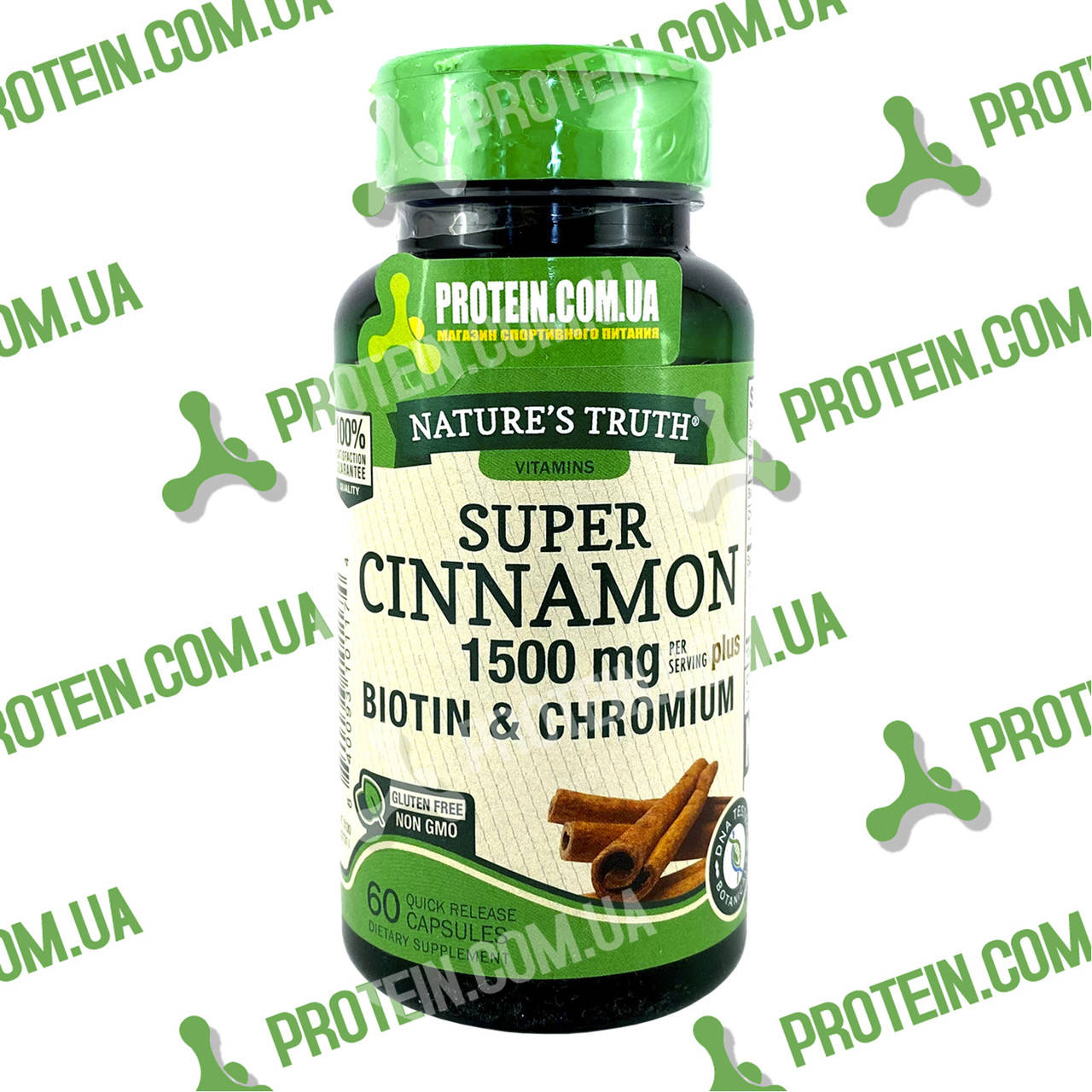 Корица с Биотином и Хромом Nature`s Truth Super Cinnamon plus Biotin & Chromium 1500 мг 60 капс
Корица с Биотином и Хромом Nature`s Truth Super Cinnamon plus Biotin & Chromium 1500 мг 60 капс