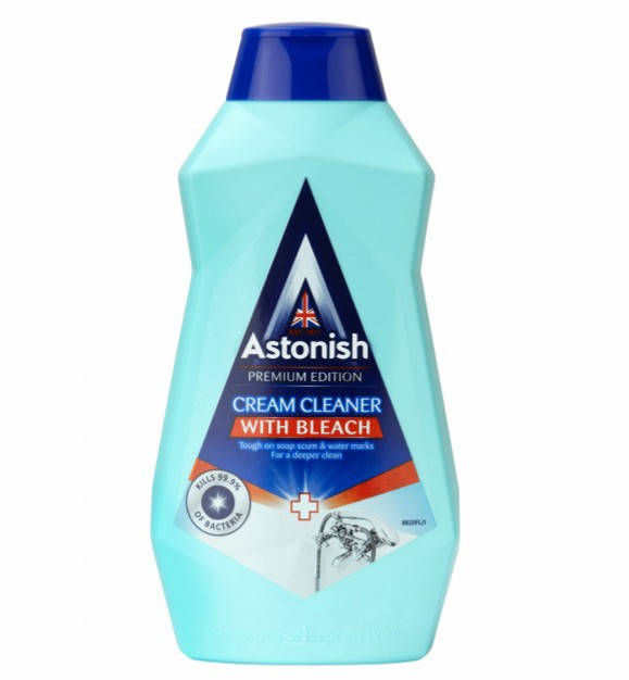 Крем для чистки сложных загрязнений с отбеливателем Astonish Bleach Cream Cleaner, 500мл
Крем для чистки сложных загрязнений с отбеливателем Astonish Bleach Cream Cleaner, 500мл