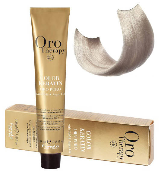 Крем-краска безаммиачная для волос Fanola Oro Therapy Extra №10/1 Blonde platinum ash extra 100 мл (3063Gu)
Крем-краска безаммиачная для волос Fanola Oro Therapy Extra №10/1 Blonde platinum ash extra 100 мл (3063Gu)