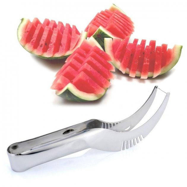 Нож для арбуза и дыни "Angurello Gnietti Watermelon", нож щипцы для арбуза - приспособление для нарезки (NS)
Нож для арбуза и дыни "Angurello Gnietti Watermelon", нож щипцы для арбуза - приспособление для нарезки (NS)