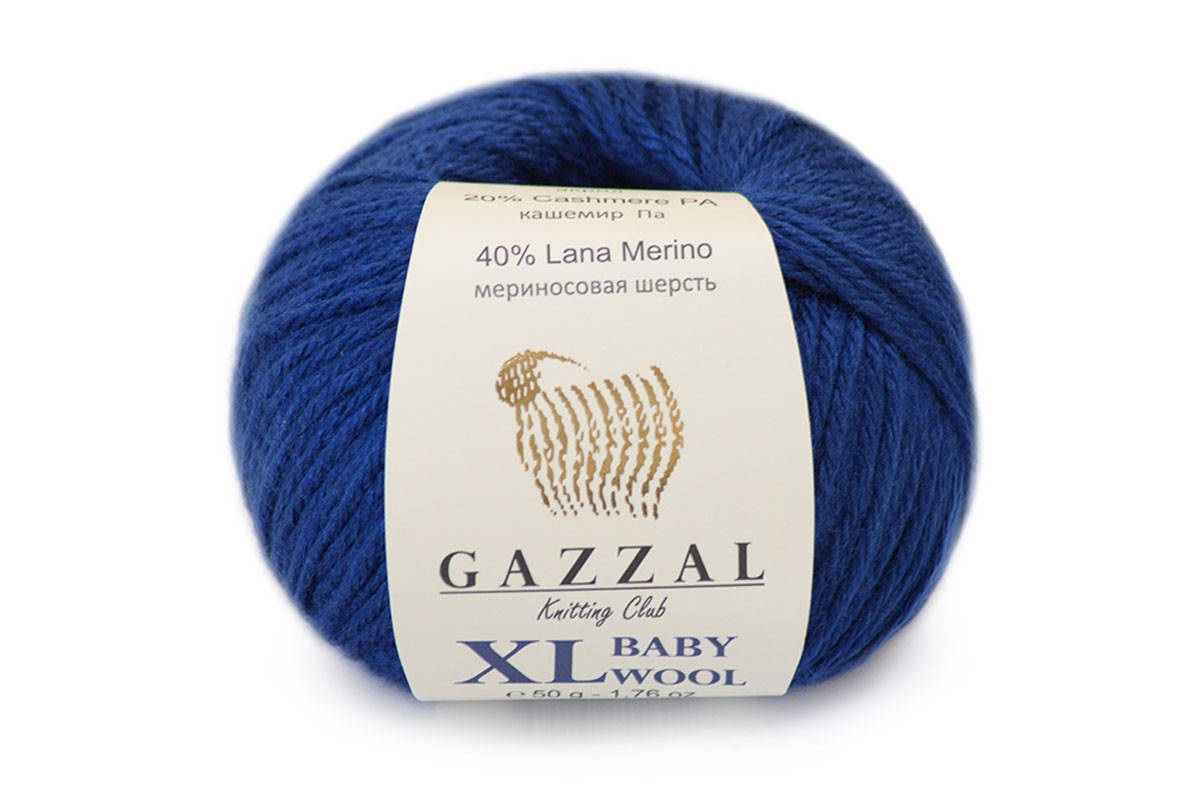 Gazzal Baby Wool XL, Синий №802
Gazzal Baby Wool XL, Синий №802