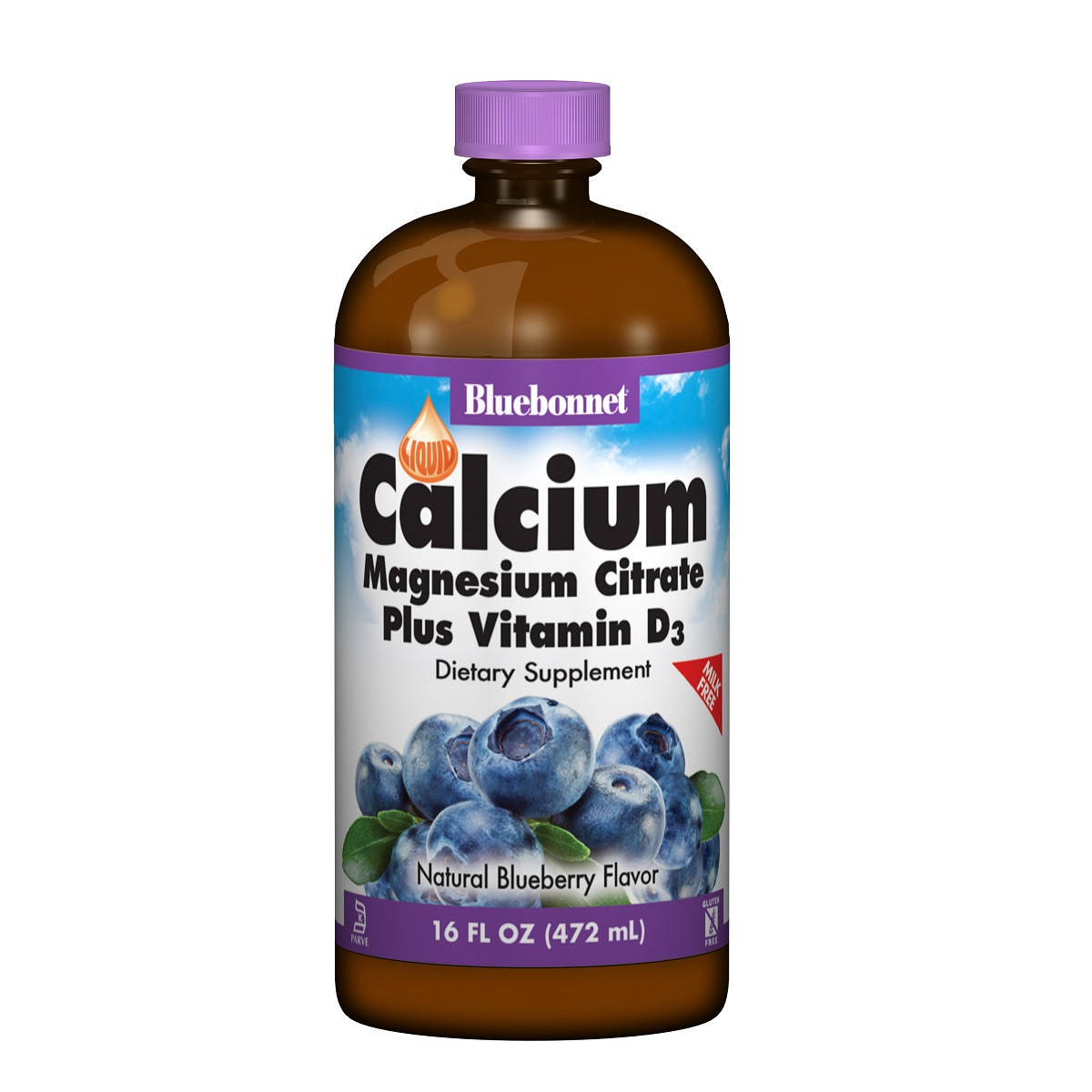 Жидкий Кальций Цитрат Магния + Витамин D3, Вкус Черники, Bluebonnet Nutrition, 16 жидких унций (472 мл)
Жидкий Кальций Цитрат Магния + Витамин D3, Вкус Черники, Bluebonnet Nutrition, 16 жидких унций (472 мл)