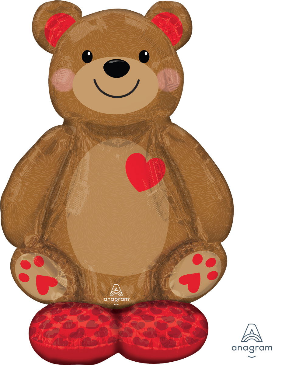 А 48" Airloonz Big Cuddly Teddy. Фольгированный шар ходячка Медвежонок 14 февраля, Разные цвета
А 48" Airloonz Big Cuddly Teddy. Фольгированный шар ходячка Медвежонок 14 февраля, Разные цвета