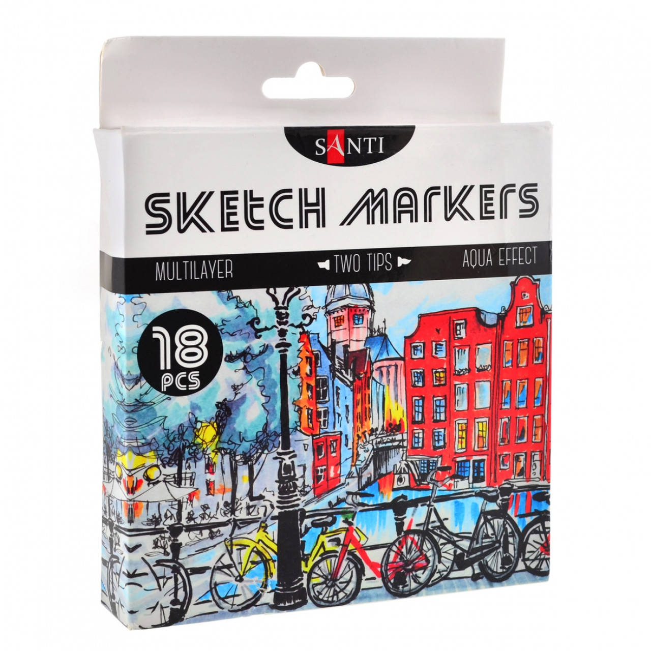 Набор скетч-маркеров для рисования двусторонних Santi sketchmarker , 18 шт/уп код: 390527
Набор скетч-маркеров для рисования двусторонних Santi sketchmarker , 18 шт/уп код: 390527