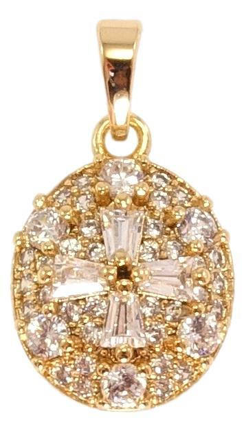 Кулон Xuping Позолота 18K "Овальный медальон с кристальным крестиком и инкрустацией цирконием"
Кулон Xuping Позолота 18K "Овальный медальон с кристальным крестиком и инкрустацией цирконием"