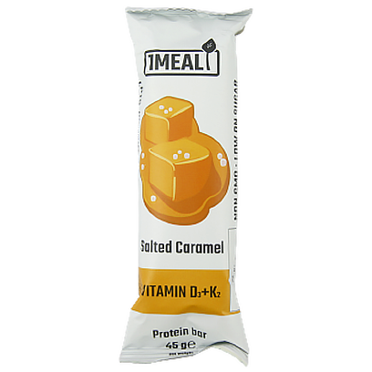 Протеїновий батончик Ванміл сіль карамель 1meal salted caramel 45g 16шт/пач (Код : 00-00010357)
Протеїновий батончик Ванміл сіль карамель 1meal salted caramel 45g 16шт/пач (Код : 00-00010357)