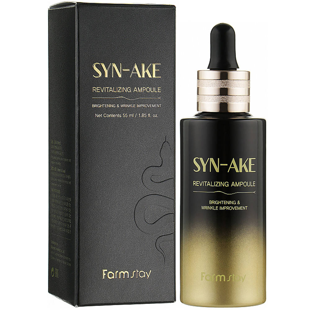 Ампульная сыворотка для лица со змеиным ядом FarmStay Syn-Ake Revitalizing Ampoule 55 мл
Ампульная сыворотка для лица со змеиным ядом FarmStay Syn-Ake Revitalizing Ampoule 55 мл
