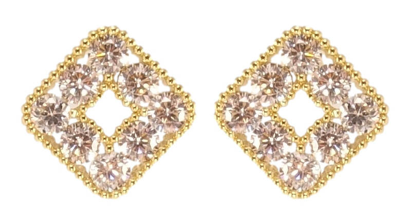 Серьги Xuping QQMM Позолота 14K игла серебро 925 гвоздики (пусеты) "Ромбы с цирконием" 9х9мм
Серьги Xuping QQMM Позолота 14K игла серебро 925 гвоздики (пусеты) "Ромбы с цирконием" 9х9мм