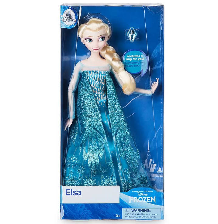 Кукла Эльза Холодное сердце с кольцом для девочки Дисней Elsa Frozen Classic Doll Disney оригинал
Кукла Эльза Холодное сердце с кольцом для девочки Дисней Elsa Frozen Classic Doll Disney оригинал