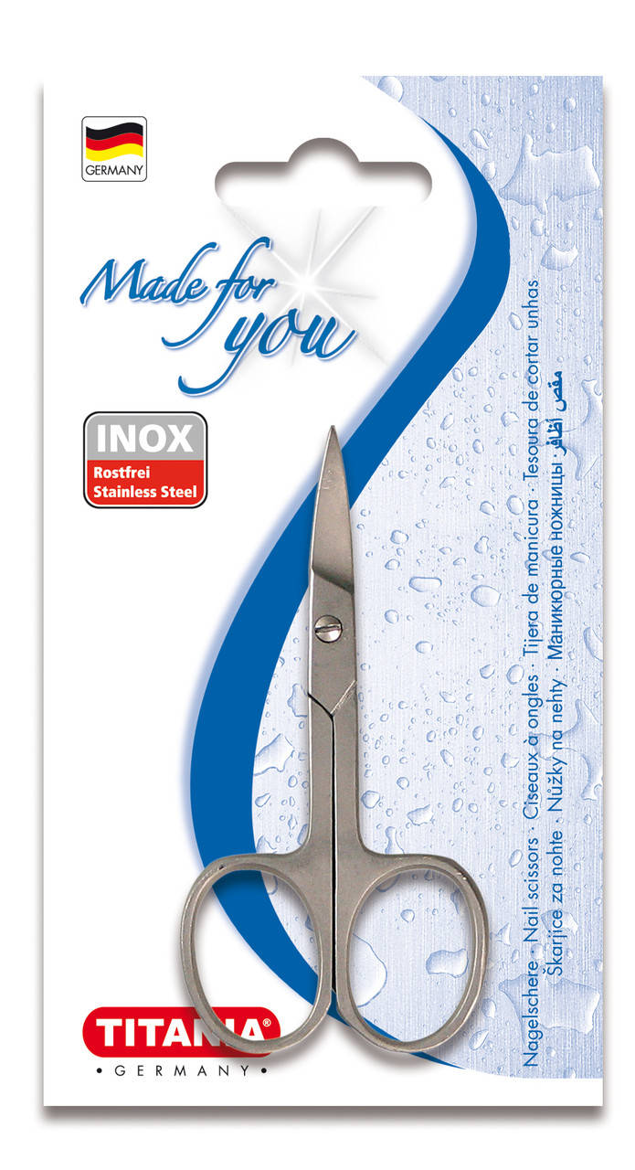 Ножницы маникюрные для ногтей из стали INOX TITANIA 1090/10N
Ножницы маникюрные для ногтей из стали INOX TITANIA 1090/10N