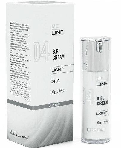 Тональный увлажняющий крем ME Line 04 BB Cream SPF 30 (light) , 30 ml 
Тональный увлажняющий крем ME Line 04 BB Cream SPF 30 (light) , 30 ml