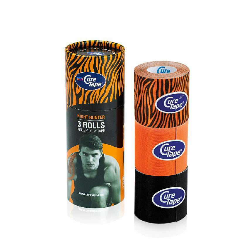Набор Кинезио Тейпов MyCureTape 3шт по 5см х 2,5м (тубус), Акция Night Hunter (тигр)
Набор Кинезио Тейпов MyCureTape 3шт по 5см х 2,5м (тубус), Акция Night Hunter (тигр)