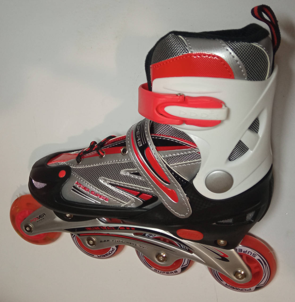 Коньки роликовые раздвижные.(р. 36-39). 6043-L Красный.
Коньки роликовые раздвижные.(р. 36-39). 6043-L Красный.