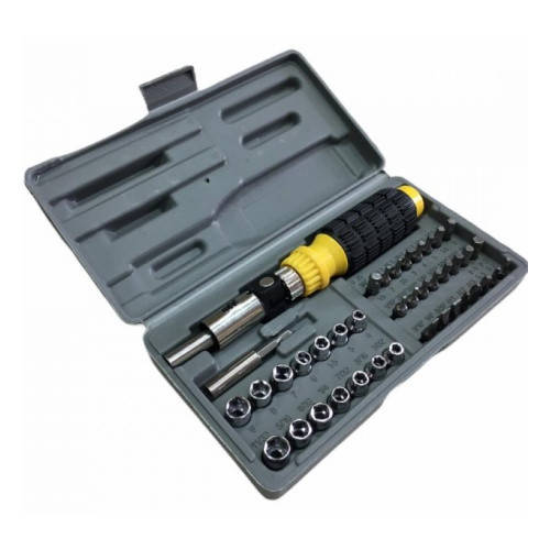 Набор инструмента AIWA 41-Piece bit and Socket Set 40 предметов в пластиковом кейсе автомобильный набор
Набор инструмента AIWA 41-Piece bit and Socket Set 40 предметов в пластиковом кейсе автомобильный набор