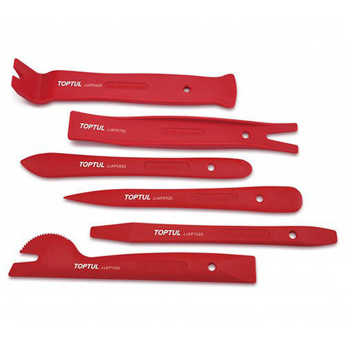 Набор съемников клипс и обшивки 6 ед. TOPTUL JGAS0601 
Набор съемников клипс и обшивки 6 ед. TOPTUL JGAS0601