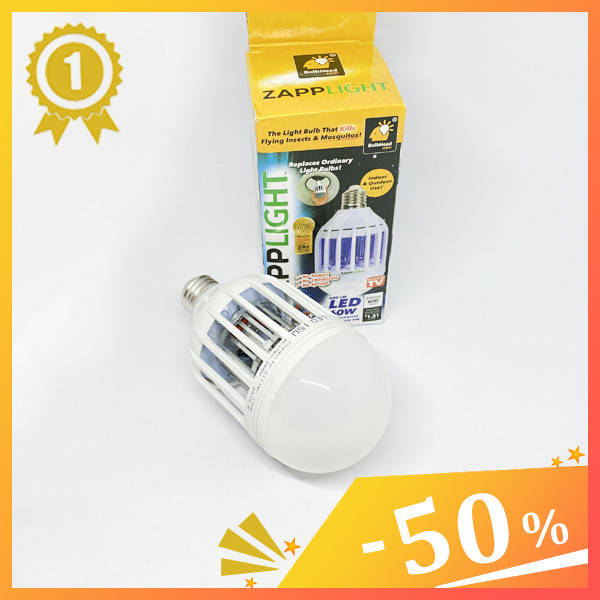 Светодиодная лампа от комаров Зап Лайт ZAPP LIGHT LED LAMP. Лампочка уничтожитель насекомых Zapplight 9W. All
Светодиодная лампа от комаров Зап Лайт ZAPP LIGHT LED LAMP. Лампочка уничтожитель насекомых Zapplight 9W. All
