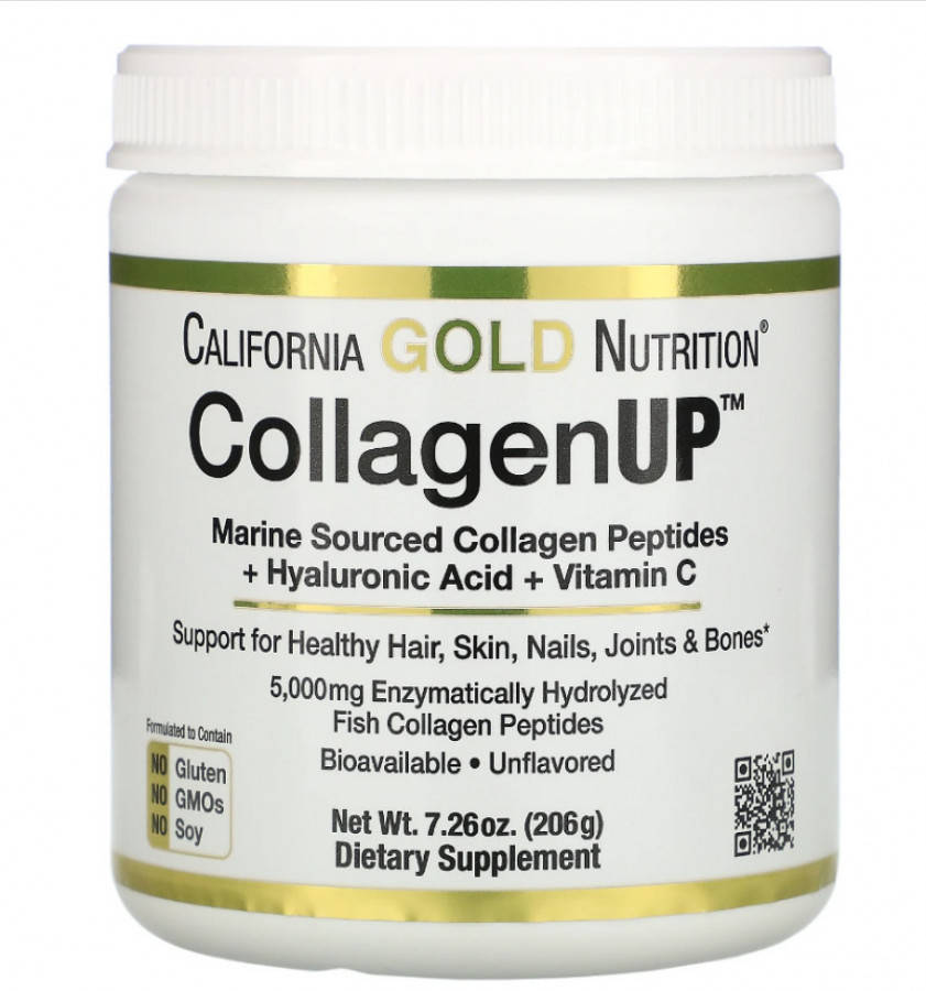 Коллаген морской California GOLD Nutrition, CollagenUP 5000 mg, с гиалуронкой и витамином C, 206гр
Коллаген морской California GOLD Nutrition, CollagenUP 5000 mg, с гиалуронкой и витамином C, 206гр