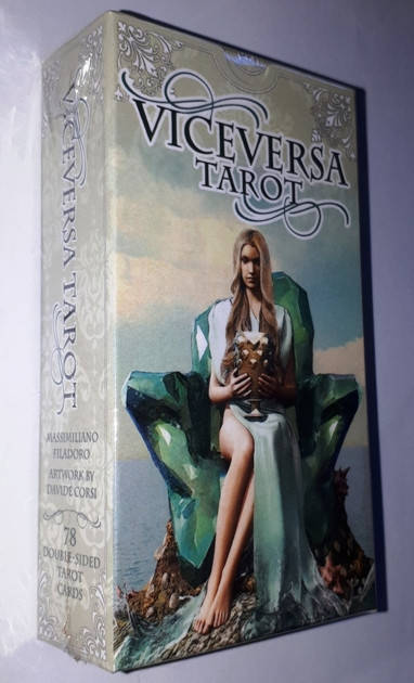Viceversa реверсивное таро в коробке. Двустороннее таро с инструкцией. Tarot. Колода большая, Карты 12 х 6,5
Viceversa реверсивное таро в коробке. Двустороннее таро с инструкцией. Tarot. Колода большая, Карты 12 х 6,5