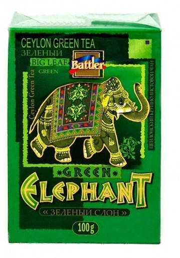 Чай Battler 100г зелёный Green Elephant 
Чай Battler 100г зелёный Green Elephant