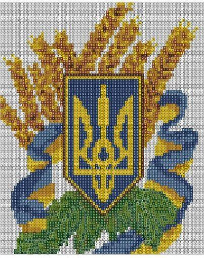 Алмазная вышивка " Герб Украины " символ государства Трезубец полная выкладка мозаика 5d наборы 23x30 см
Алмазная вышивка " Герб Украины " символ государства Трезубец полная выкладка мозаика 5d наборы 23x30 см