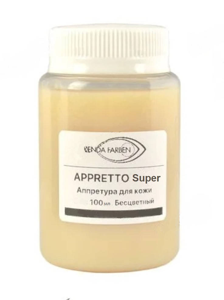 Аппретура APPRETTO SUPER 100мл, цв. Бесцветный сильный глянец финишное покрытие для кожи
Аппретура APPRETTO SUPER 100мл, цв. Бесцветный сильный глянец финишное покрытие для кожи