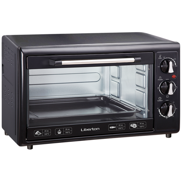 Электрическая печь Liberton LEO-350 гриль выпечка 35 л 1800W 3 режима нагрева таймер духовка настольная
Электрическая печь Liberton LEO-350 гриль выпечка 35 л 1800W 3 режима нагрева таймер духовка настольная