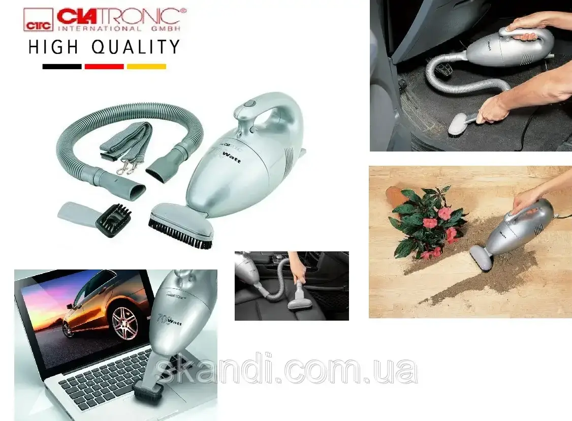 Портативный ручной пылесос Clatronic HS 2631 (220В, 700Вт, Германия) Пылесос ручной автомобильный
Портативный ручной пылесос Clatronic HS 2631 (220В, 700Вт, Германия) Пылесос ручной автомобильный