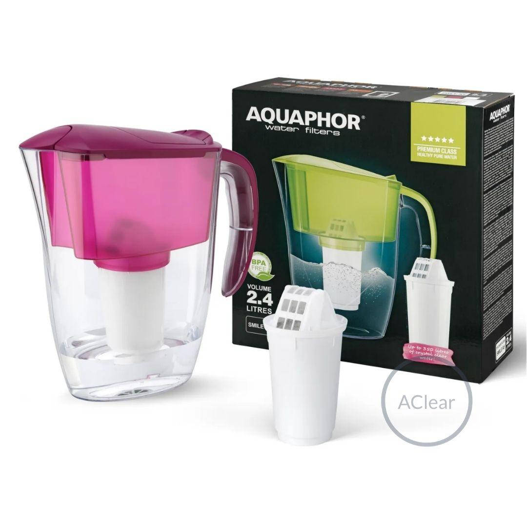 Фильтр-Кувшин Аквафор Смайл (цвет Цикломен)
Фильтр-Кувшин Аквафор Смайл (цвет Цикломен)