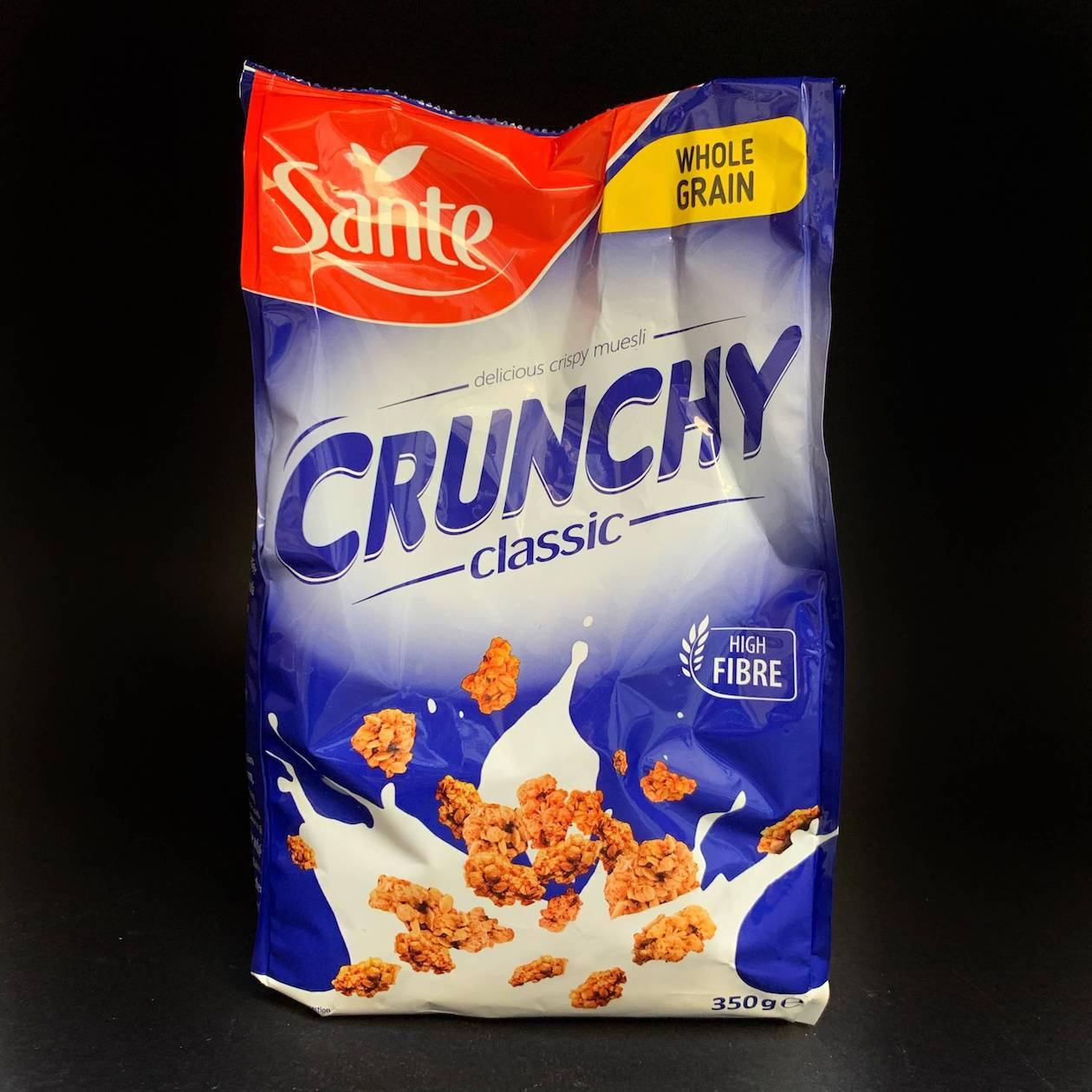 Сухие завтраки кранчи цельнозерновые классические Sante Crunchy, 350г, мюсли, сухие завтраки
Сухие завтраки кранчи цельнозерновые классические Sante Crunchy, 350г, мюсли, сухие завтраки