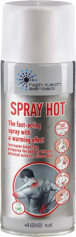 Спрей разогревающий быстродействующий Spray Hot 400 мл для разогрева и расслабления мышц
Спрей разогревающий быстродействующий Spray Hot 400 мл для разогрева и расслабления мышц