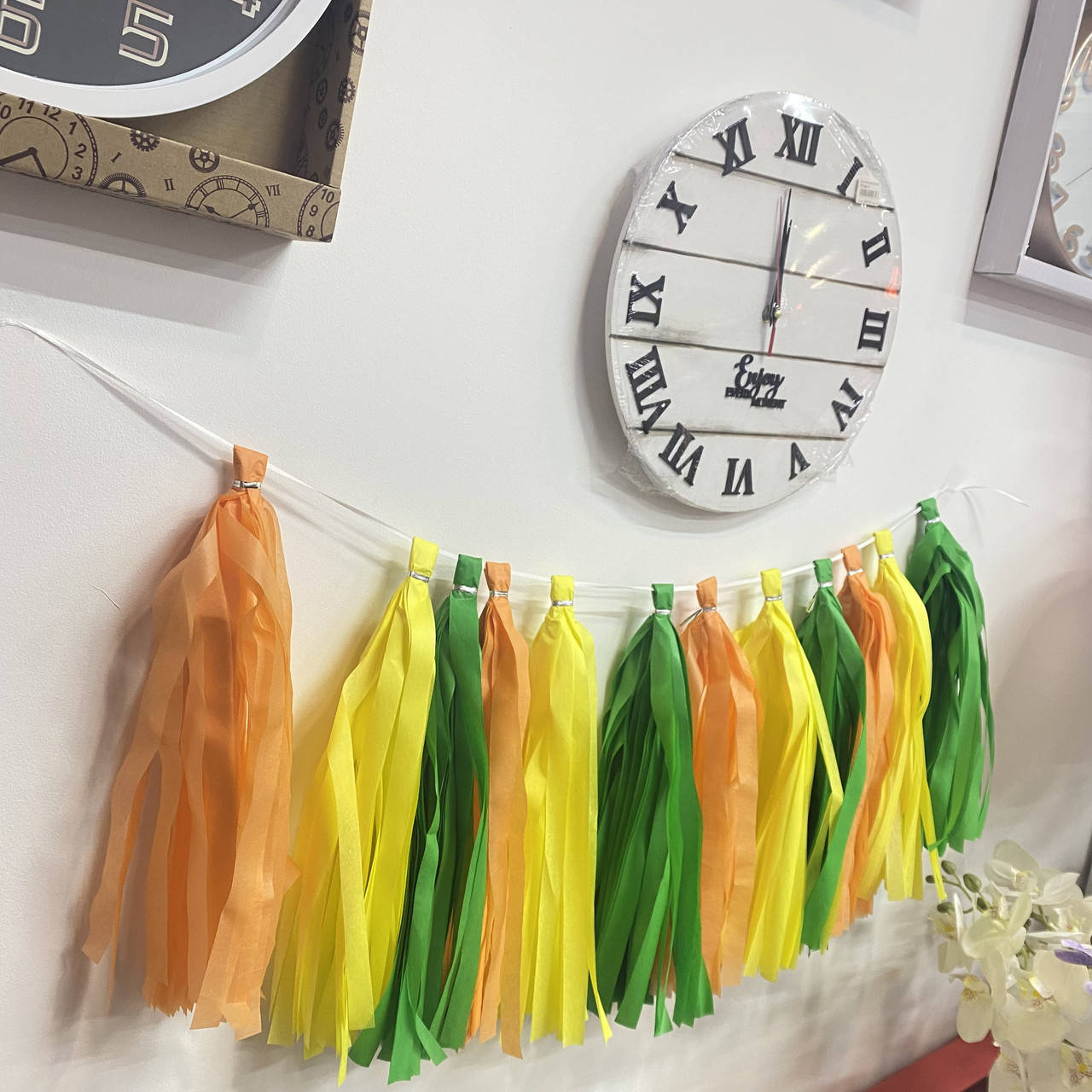 Бумажная гирлянда кисточка bright
Бумажная гирлянда кисточка bright