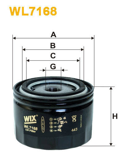 Фильтр масляный Agria; Aveling Barford; Benford; Bomag; Deutz; Dacia; Ford; Lada; Lancia; WIX Filters (WL7168)
Фильтр масляный Agria; Aveling Barford; Benford; Bomag; Deutz; Dacia; Ford; Lada; Lancia; WIX Filters (WL7168)