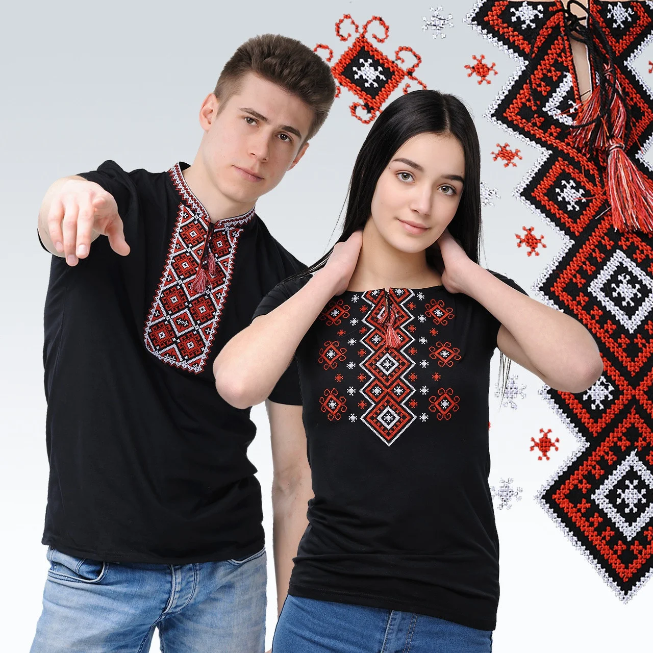 Р-р 44, 46, 48, 50, 52, 54, 56, 58, Парні футболки, вишиванки. Парные, для пары футболки вышиванки
Р-р 44, 46, 48, 50, 52, 54, 56, 58, Парні футболки, вишиванки. Парные, для пары футболки вышиванки