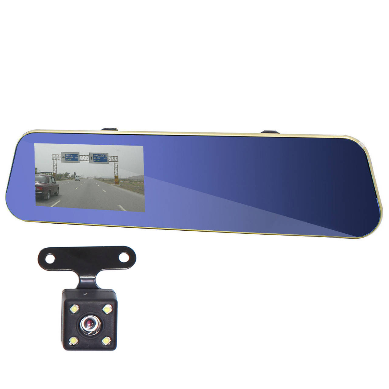 ➜Зеркало-регистратор Lesko Mirror DVR Car H430 яркий экран 4.3" 1080p запись G-Sensor с камерой заднего вида
➜Зеркало-регистратор Lesko Mirror DVR Car H430 яркий экран 4.3" 1080p запись G-Sensor с камерой заднего вида