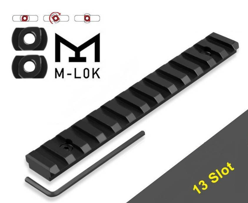Планка на 13 слотов Weaver/ Picatinny M-Lok
Планка на 13 слотов Weaver/ Picatinny M-Lok