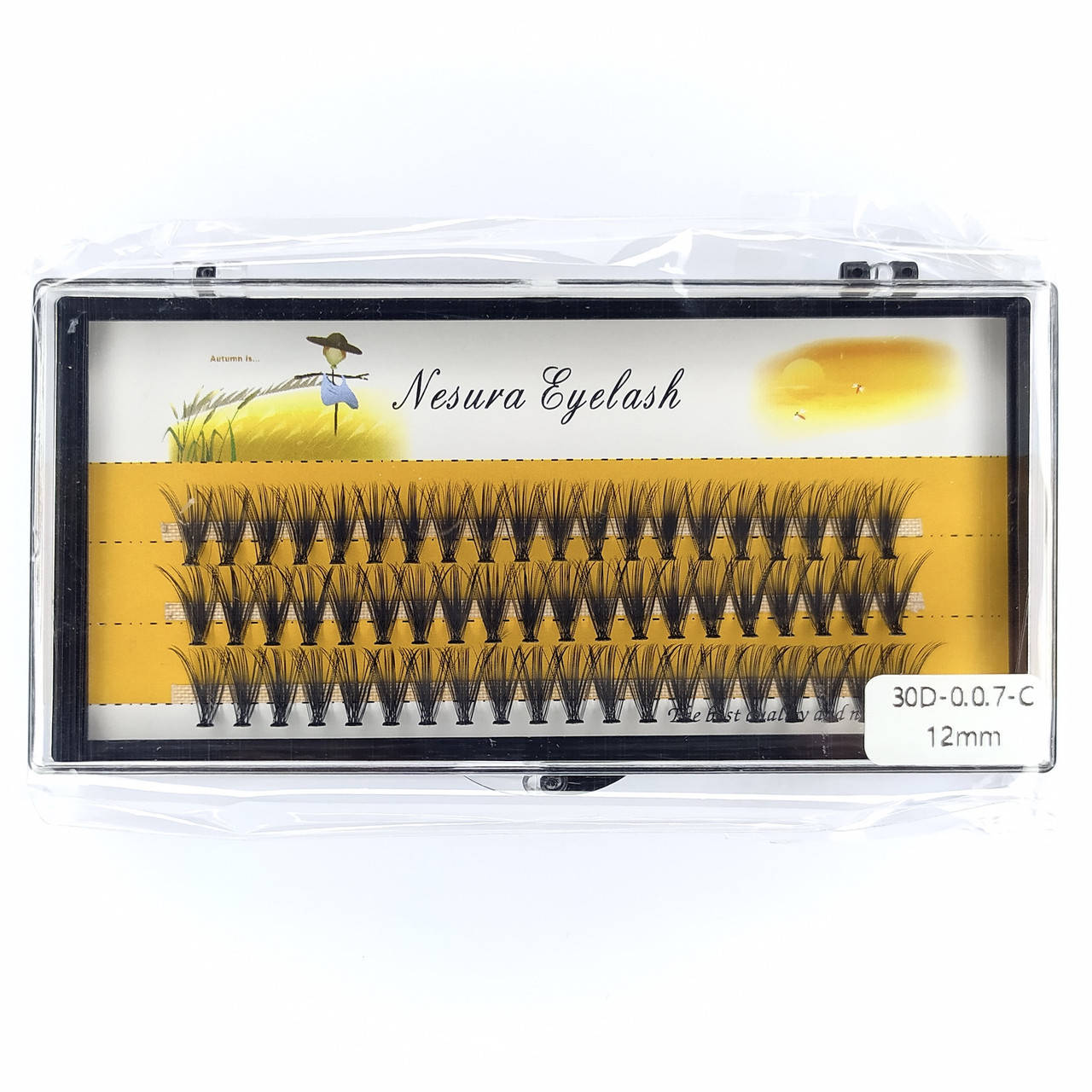 Ресницы Nesura Eyelash 30D, 12 мм, изгиб C, 0,07, 60 пучков Несура ресницы пучками, пучковые, Черный
Ресницы Nesura Eyelash 30D, 12 мм, изгиб C, 0,07, 60 пучков Несура ресницы пучками, пучковые, Черный