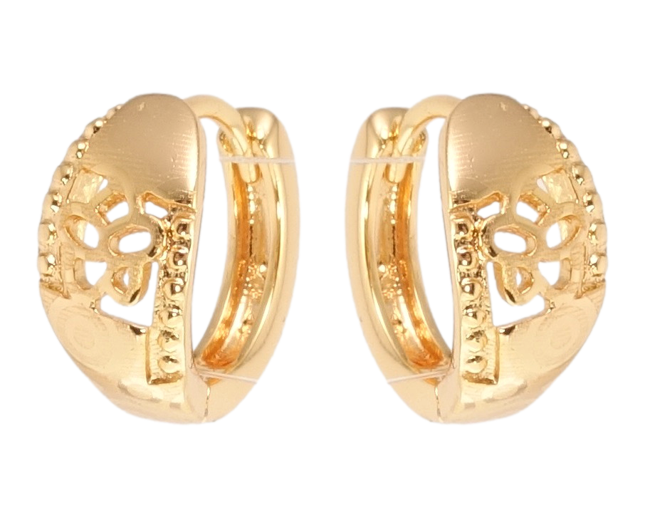 Серьги XP Позолота 18К колечки "Резной орнамент с напылением"
Серьги XP Позолота 18К колечки "Резной орнамент с напылением"