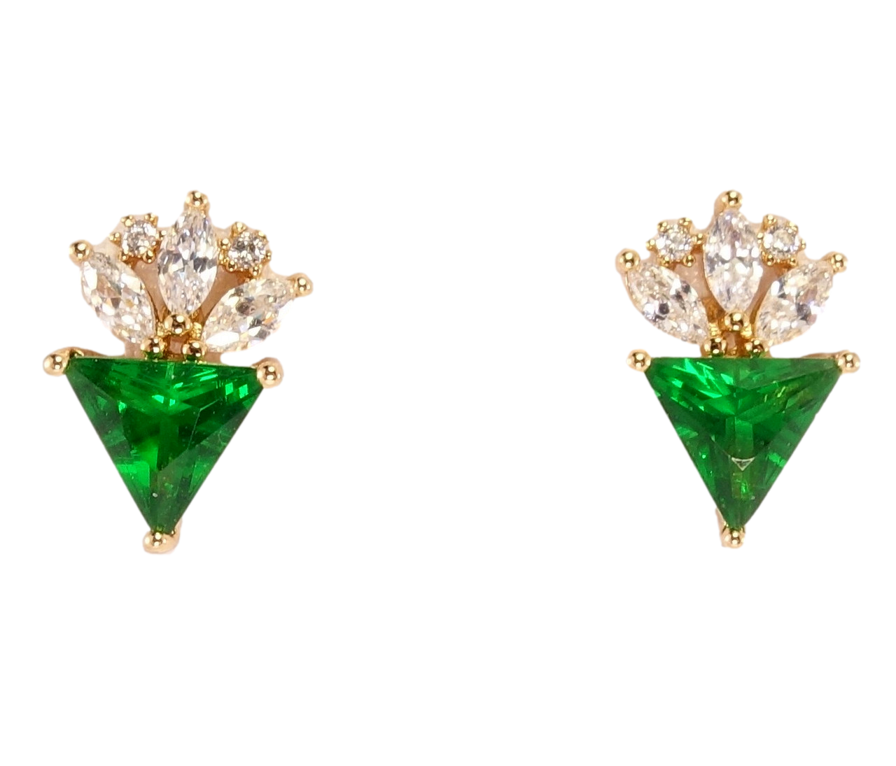 Серьги Xuping Позолота 18K гвоздики "Зеленый треугольный кристалл с декоративной пальметтой"
Серьги Xuping Позолота 18K гвоздики "Зеленый треугольный кристалл с декоративной пальметтой"