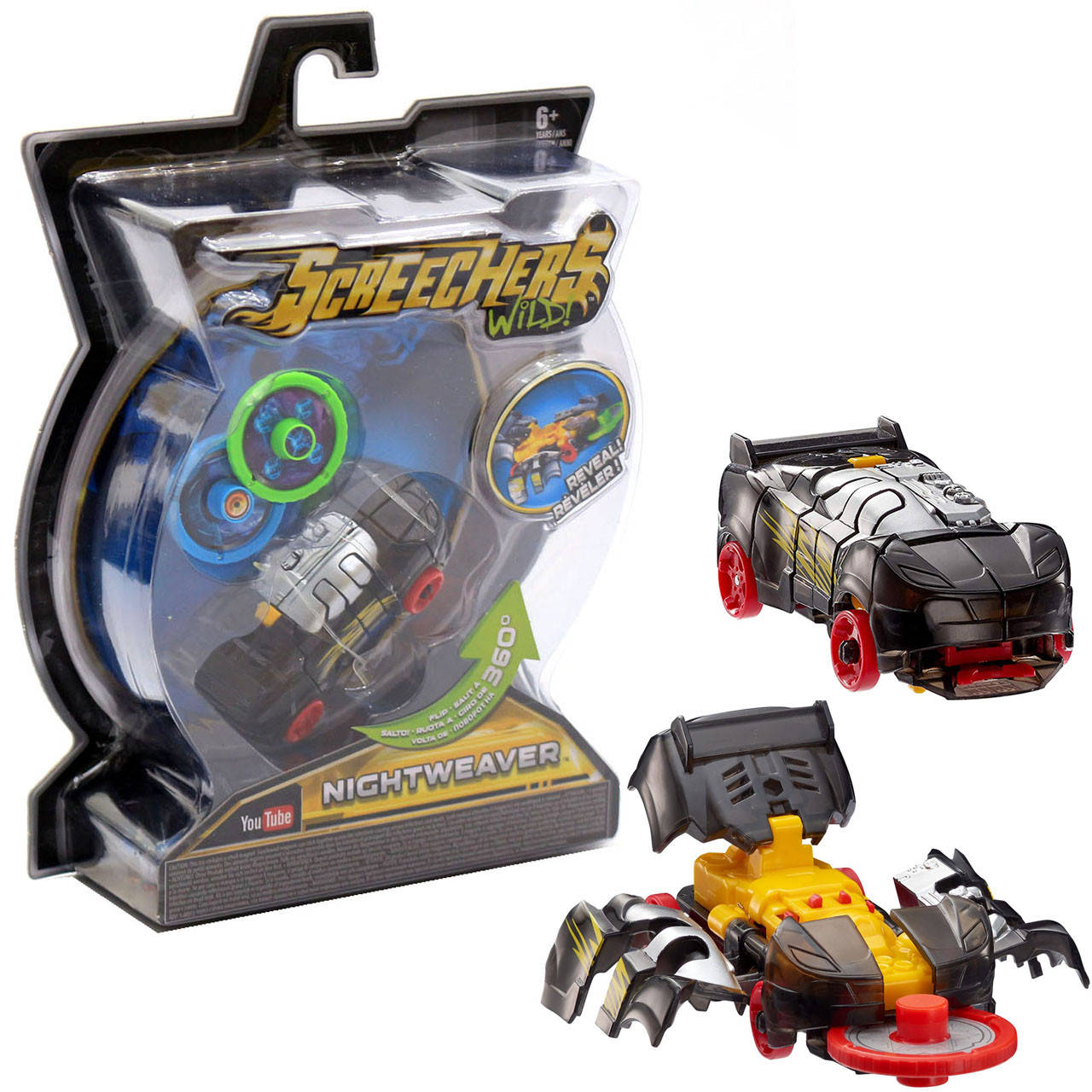 Машинка-трансформер игровой набор Screechers Wild Дикие Скричеры L1 Найтвивер (EU683114)
Машинка-трансформер игровой набор Screechers Wild Дикие Скричеры L1 Найтвивер (EU683114)