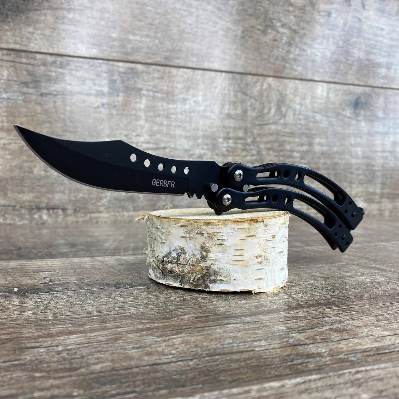 Нож бабочка или балисонг GERBR АК-34 Butterfly flipping knife.Складной нож.Нож из кс го cs go BB
Нож бабочка или балисонг GERBR АК-34 Butterfly flipping knife.Складной нож.Нож из кс го cs go BB